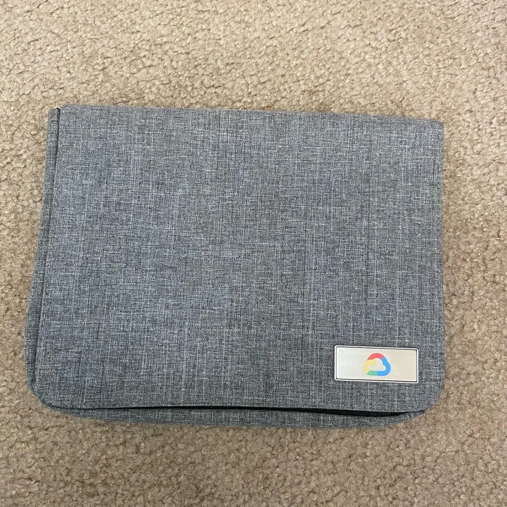 Google Cloud Tablet Protection Sleeve/Cover bag in Grey